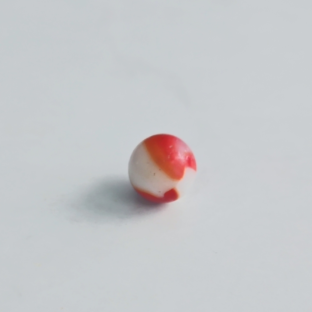 Vintage Kokomo Red and White Marble